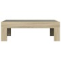 Coffee table with Infinity LED Sonoma oak 90x50x30 cm by , Coffee table - Ref: Foro24-847618, Price: 92,00 €, Discount: %