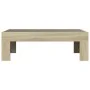 Coffee table with Infinity LED Sonoma oak 90x50x30 cm by , Coffee table - Ref: Foro24-847618, Price: 90,87 €, Discount: %