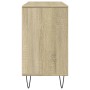 Engineered wood bathroom furniture in Sonoma oak, 80x33x60 cm. by , Bathroom furniture - Ref: Foro24-849680, Price: 63,74 €, ...