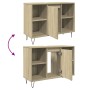 Badezimmerschrank aus Sonoma-Eichen-Ingenieurholz 80x33x60 cm von , Badezimmermöbel - Ref: Foro24-849680, Preis: 63,74 €, Rab...