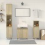 3-teiliges Badezimmermöbelset aus Eichenholz-Sonoma-Sperrholz. von , Badezimmermöbel - Ref: Foro24-3307674, Preis: 173,37 €, ...
