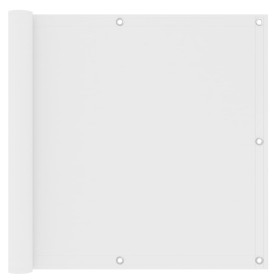 Balcony awning white oxford fabric 90x400 cm by vidaXL, Umbrellas - Ref: Foro24-134893, Price: 22,68 €, Discount: %