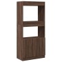 Ingenieurholz-Sideboard in Eichenbraun 63x33x140 cm von , Bücherregale und Regale - Ref: Foro24-855112, Preis: 71,40 €, Rabat...