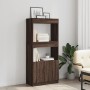 Ingenieurholz-Sideboard in Eichenbraun 63x33x140 cm von , Bücherregale und Regale - Ref: Foro24-855112, Preis: 71,40 €, Rabat...