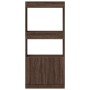 Ingenieurholz-Sideboard in Eichenbraun 63x33x140 cm von , Bücherregale und Regale - Ref: Foro24-855112, Preis: 71,40 €, Rabat...
