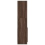 Aparador de madera de ingeniería marrón roble 63x33x140 cm de , Librerías y estanterías - Ref: Foro24-855112, Precio: 71,32 €
