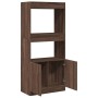 Ingenieurholz-Sideboard in Eichenbraun 63x33x140 cm von , Bücherregale und Regale - Ref: Foro24-855112, Preis: 71,40 €, Rabat...