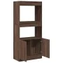 Ingenieurholz-Sideboard in Eichenbraun 63x33x140 cm von , Bücherregale und Regale - Ref: Foro24-855112, Preis: 69,94 €, Rabat...