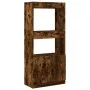 Smoked oak engineered wood sideboard 63x33x140 cm by , Bookcases and shelves - Ref: Foro24-855110, Price: 68,70 €, Discount: %