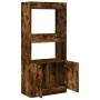 Smoked oak engineered wood sideboard 63x33x140 cm by , Bookcases and shelves - Ref: Foro24-855110, Price: 68,70 €, Discount: %