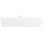 Balkonmarkise aus weißem Oxford-Stoff, 90 x 400 cm von vidaXL, Sonnenschirme - Ref: Foro24-134893, Preis: 22,68 €, Rabatt: %