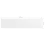Toldo para balcón tela oxford blanco 90x400 cm de vidaXL, Sombrillas - Ref: Foro24-134893, Precio: 22,18 €, Descuento: %