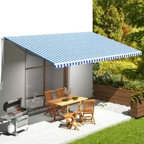 Spare fabric for blue and white awning 6x3.5 m by vidaXL, Awnings - Ref: Foro24-311924, Price: 82,84 €, Discount: %