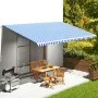 Tela de repuesto para toldo azul y blanco 6x3,5 m de vidaXL, Toldos - Ref: Foro24-311924, Precio: 76,82 €, Descuento: %
