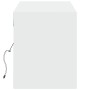 Mueble de TV de pared con luces LED blanco 140x31x38 cm de , Muebles TV - Ref: Foro24-852369, Precio: 99,84 €, Descuento: %