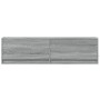 Mueble de TV de pared con luces LED gris Sonoma 140x31x38 cm de , Muebles TV - Ref: Foro24-852374, Precio: 103,03 €, Descuent...