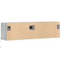 Mueble de TV de pared con luces LED gris Sonoma 140x31x38 cm de , Muebles TV - Ref: Foro24-852374, Precio: 103,03 €, Descuent...