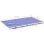 Tela de repuesto para toldo azul y blanco 6x3,5 m de vidaXL, Toldos - Ref: Foro24-311924, Precio: 76,82 €, Descuento: %