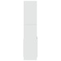 Aparador de madera de ingeniería blanco 63x33x140 cm de , Librerías y estanterías - Ref: Foro24-855106, Precio: 80,19 €, Desc...