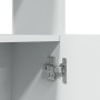 Weißer Schrank aus Holzwerkstoff 63x33x140 cm von , Bücherregale und Regale - Ref: Foro24-855106, Preis: 77,90 €, Rabatt: %