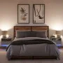 Wand-Nachttische mit LED-Lichtern, 2 Stück, in Sonoma-Grau. von , Nachttische - Ref: Foro24-852072, Preis: 59,65 €, Rabatt: %