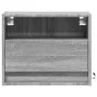 Wand-Nachttische mit LED-Lichtern, 2 Stück, in Sonoma-Grau. von , Nachttische - Ref: Foro24-852072, Preis: 59,65 €, Rabatt: %