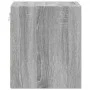 Wand-Nachttische mit LED-Lichtern, 2 Stück, in Sonoma-Grau. von , Nachttische - Ref: Foro24-852072, Preis: 59,65 €, Rabatt: %