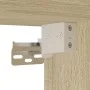 Wand-Nachttische mit LED-Lichtern, 2 Stück, Sonoma-Eiche. von , Nachttische - Ref: Foro24-852066, Preis: 57,78 €, Rabatt: %