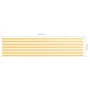 Balcony awning white and yellow oxford fabric 90x400 cm by vidaXL, Umbrellas - Ref: Foro24-134905, Price: 23,73 €, Discount: %