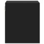 Wand-Nachttische mit LED-Lichtern, 2 Stück, Schwarz von , Nachttische - Ref: Foro24-852064, Preis: 61,52 €, Rabatt: %
