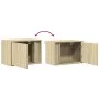 Wall-mounted bedside table with LED lights Sonoma oak by , Nightstands - Ref: Foro24-852093, Price: 35,47 €, Discount: %