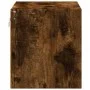 Wall-mounted bedside tables with LED lights 2 units smoked oak by , Nightstands - Ref: Foro24-852098, Price: 59,85 €, Discoun...