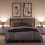Wand-Nachttische mit LED-Lichtern, 2 Stück, in Sonoma-Grau. von , Nachttische - Ref: Foro24-852100, Preis: 62,51 €, Rabatt: %