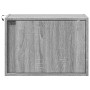 Wand-Nachttische mit LED-Lichtern, 2 Stück, in Sonoma-Grau. von , Nachttische - Ref: Foro24-852100, Preis: 62,51 €, Rabatt: %