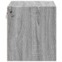 Wand-Nachttische mit LED-Lichtern, 2 Stück, in Sonoma-Grau. von , Nachttische - Ref: Foro24-852100, Preis: 62,51 €, Rabatt: %