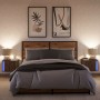 Wand-Nachttische mit LED-Lichtern, 2 Stück, Eiche Braun von , Nachttische - Ref: Foro24-852102, Preis: 62,51 €, Rabatt: %
