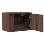 Wand-Nachttische mit LED-Lichtern, 2 Stück, Eiche Braun von , Nachttische - Ref: Foro24-852102, Preis: 62,51 €, Rabatt: %
