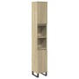 Set de muebles de baño 3 pzas madera contrachapada roble Sonoma de , Muebles de baño - Ref: Foro24-3307681, Precio: 204,03 €,...