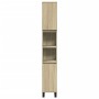 Set de muebles de baño 3 pzas madera contrachapada roble Sonoma de , Muebles de baño - Ref: Foro24-3307681, Precio: 204,03 €,...