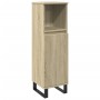 Set de muebles de baño 3 pzas madera contrachapada roble Sonoma de , Muebles de baño - Ref: Foro24-3307681, Precio: 204,03 €,...