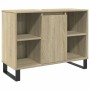 Set de muebles de baño 3 pzas madera contrachapada roble Sonoma de , Muebles de baño - Ref: Foro24-3307681, Precio: 204,03 €,...