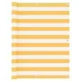Balkonmarkise aus weißem und gelbem Oxford-Stoff, 120 x 400 cm von vidaXL, Sonnenschirme - Ref: Foro24-134909, Preis: 29,43 €...