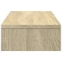 Soporte de pantalla ajustable madera roble Sonoma 60x24x10,5 cm de , Bases y elevadores para ordenadores - Ref: Foro24-854627...