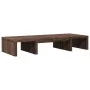 Adjustable screen stand made of brown oak wood, 60x24x10.5 cm by , Computer bases and risers - Ref: Foro24-854631, Price: 22,...