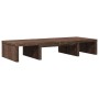 Soporte de pantalla ajustable madera marrón roble 60x24x10,5 cm de , Bases y elevadores para ordenadores - Ref: Foro24-854631...