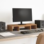 Adjustable oak wood screen stand Artisian 60x24x10.5 cm by , Computer bases and risers - Ref: Foro24-854633, Price: 24,31 €, ...