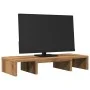 Adjustable oak wood screen stand Artisian 60x24x10.5 cm by , Computer bases and risers - Ref: Foro24-854633, Price: 25,76 €, ...
