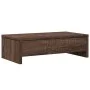 Monitor stand with brown oak wood drawers 50x27x15 cm by , Computer bases and risers - Ref: Foro24-854667, Price: 32,49 €, Di...