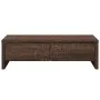Monitor stand with brown oak wood drawers 50x27x15 cm by , Computer bases and risers - Ref: Foro24-854667, Price: 32,49 €, Di...