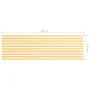 Balkonmarkise aus weißem und gelbem Oxford-Stoff, 120 x 400 cm von vidaXL, Sonnenschirme - Ref: Foro24-134909, Preis: 29,43 €...
